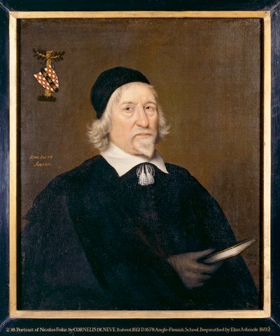Nicholas Fiske adlı bir adamın portresi, 1651 by Cornelis de Neve