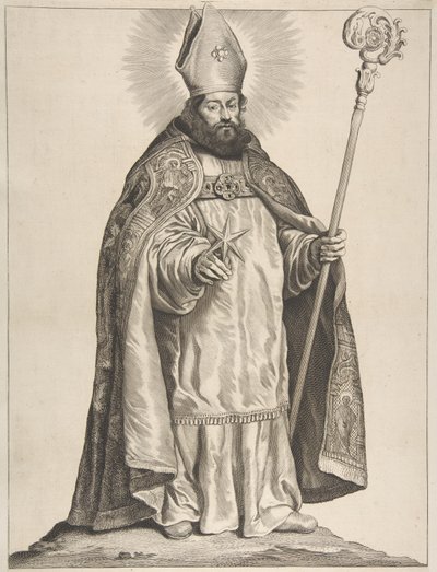 Aziz Swithbert, 1650. by Cornelis de Visscher