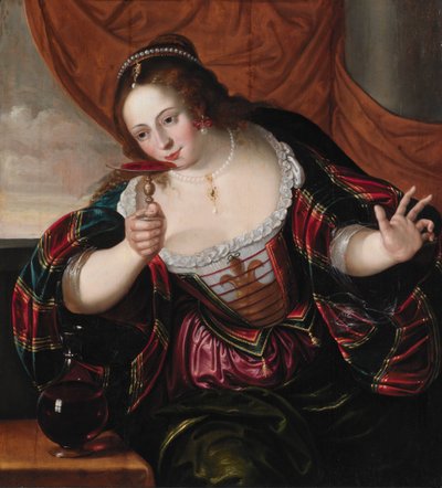 Bir Hanımefendinin Portresi, 17. Yüzyılın Başları by Cornelis de Vos