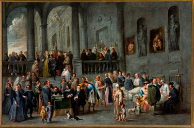 Onbaşı Merhametin Yedi İşinin Döngüsü: Hastaları Ziyaret Etmek by Cornelis de Wael