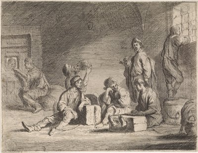 Zindandaki mahkumlar Tür sahneleri (dizi başlığı) by Cornelis de Wael
