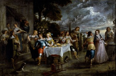 Müsrif oğlunun tarihi: dağılma. Cornelis De Wael