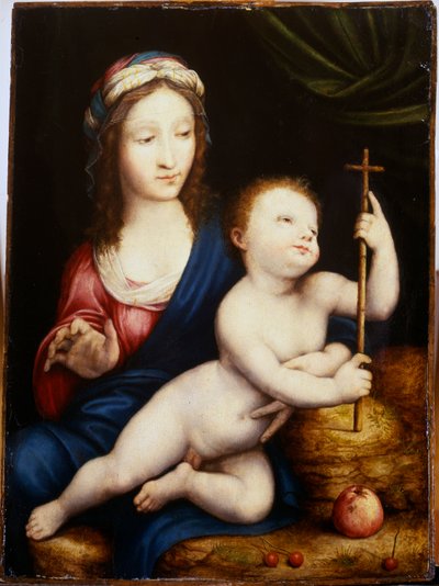 Madonna ve Çocuk by Cornelis van Cleve