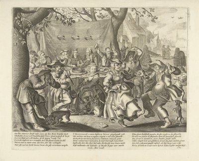 Çiftçi düğünü by Cornelis van Dalen (I)