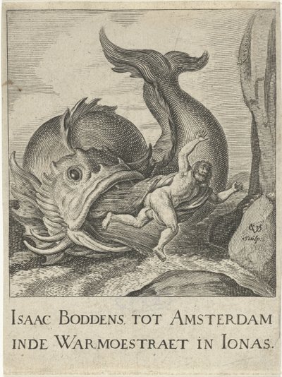Jonas balina tarafından tükürdü by Cornelis van Dalen (I)