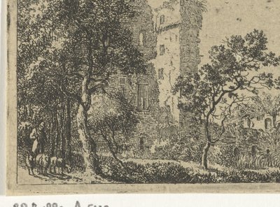 Kale de Haar kalıntıları by Cornelis van Hardenbergh