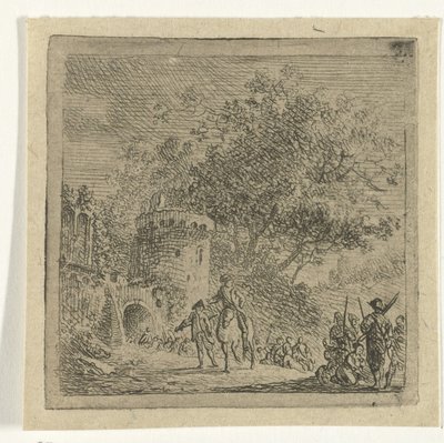 Kapıdaki askerler by Cornelis van Hardenbergh
