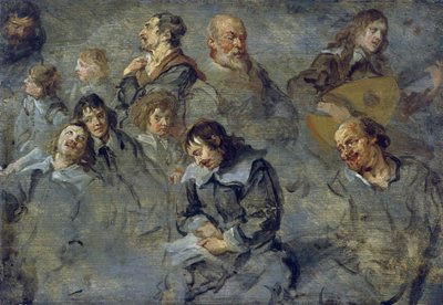 Erkek Başkanları Çalışmaları par Schut, Cornelis (1597-1655) by Cornelius I Schut