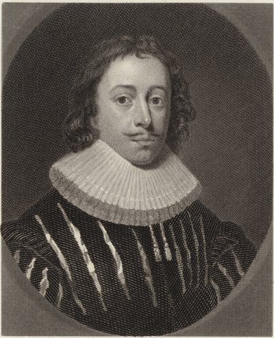 Edmund Waller  by Cornelius Janssen van Ceulen