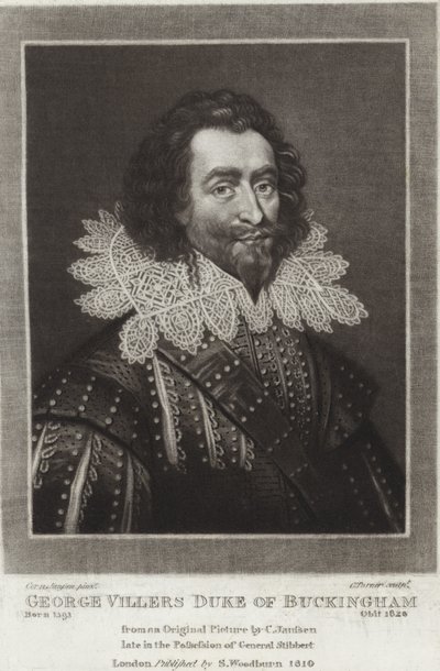 George Villers Buckingham Dükü by Cornelius Janssen van Ceulen