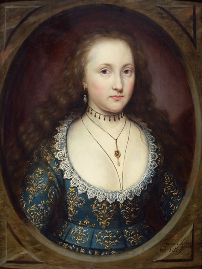 Pembroke Kontesi Mary Adlı Bir Kadının Portresi by Cornelius Janssen van Ceulen