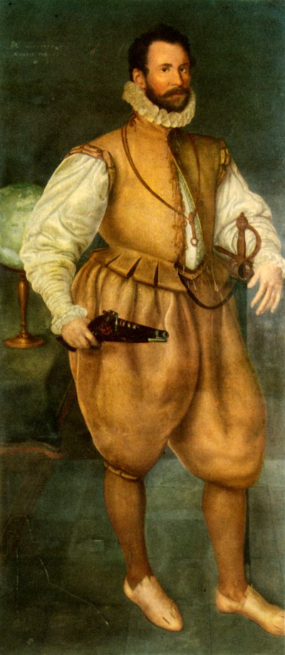 "Sir Martin Frobisher", 16. yüzyılın sonları, 1946. by Cornelius Ketel