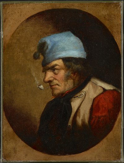 Mavi Tuque ve Pipetli Sakin, 1855 dolayları (tuval üzerine yağlı boya) by Cornelius Krieghoff