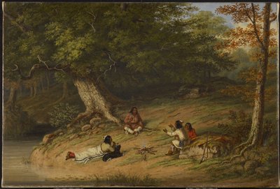 Öğle Dinlenme by Cornelius Krieghoff