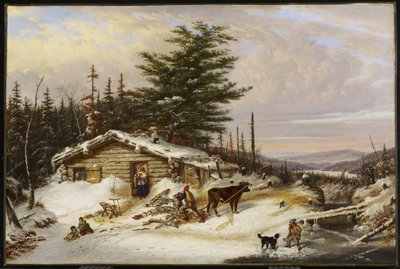 Yerleşimcinin Günlük Evi by Cornelius Krieghoff