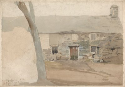 Llanllyfni, Kuzey Galler'deki Kulübeler by Cornelius Varley