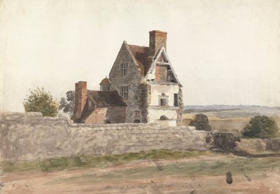 Purton Hall, Staffordshire kalıntıları by Cornelius Varley
