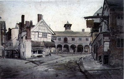 Pazar Yeri, Ross, Herefordshire by Cornelius Varley
