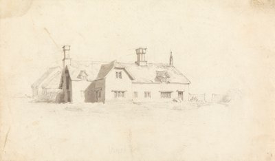 Bir Evin Görünümü by Cornelius Varley