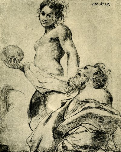 Bir gruba çalışma by Antonio da Correggio