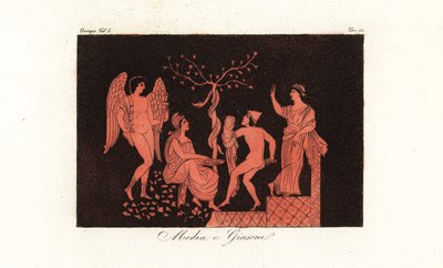Yunan mitolojisinden Medea ve Jason tasviri by Corsi Corsi
