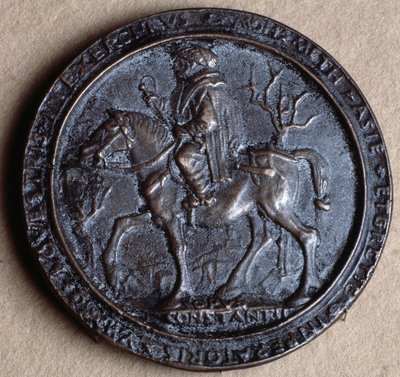 Fatih Sultan Mehmet (bronz madalya by Costanzo da Ferrara