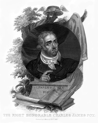 Charles James Fox, İngiliz Whig politikacı, 1815. by Craig