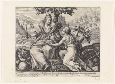 Avrupa Dört kıta (dizi adı) by Crispijn van de Passe (I)