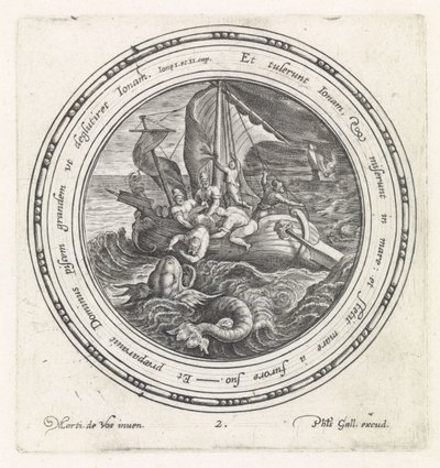 Jonah denizciler tarafından denize atıldı Jonah