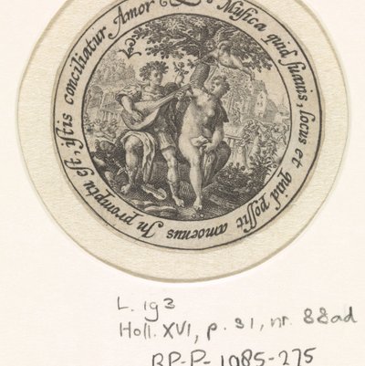 Çift sevmek by Crispijn van de Passe (I)