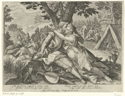 Zinaya karşı uyarı by Crispijn van de Passe (II)