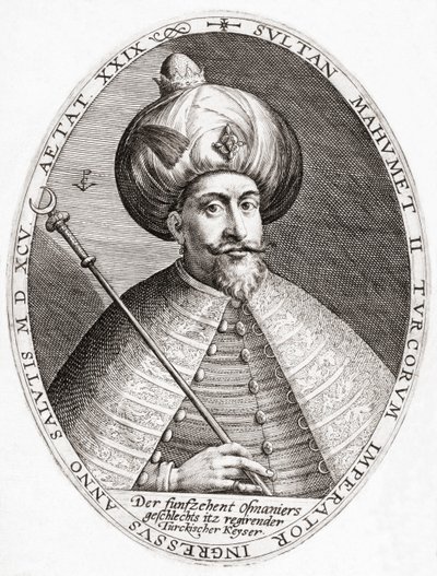 Mehmed III. Sultan, Osmanlı İmparatorluğu. Vesika. by Crispin I de (after) Passe