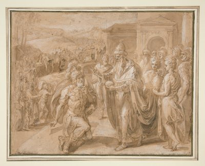 İbrahim ve Melçizedek by Crispin van den Broeck