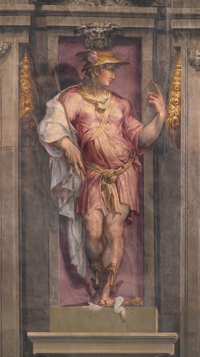 Merkür, 1556-1557 by Cristofano Gherardi