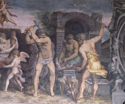 Vulkan Demirhanesi, 1555 by Cristofano Gherardi