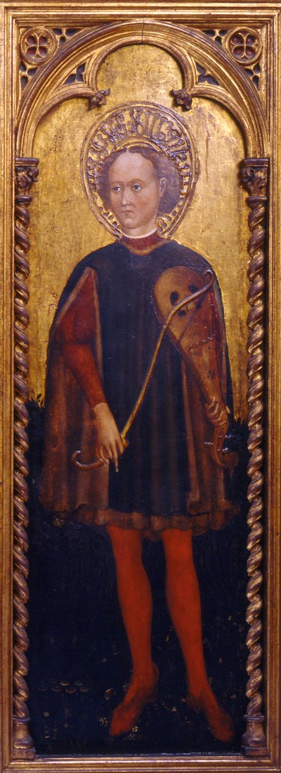 Romalı Aziz Genesius, 15. yüzyılın ikinci yarısı. by Cristoforo Moretti