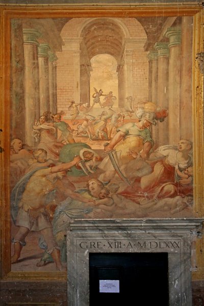 Çok sayıda azizin şehitliği by Cristoforo & Tempesta Antonio (1555 1630) Roncalli
