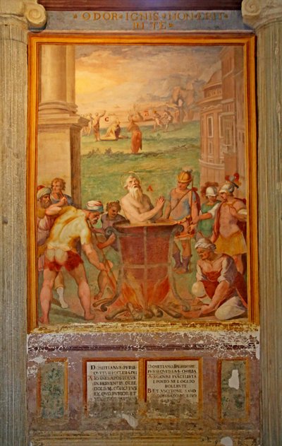 Aziz John yağda haşlanmış by Cristoforo and Tempesta, Antonio Roncalli
