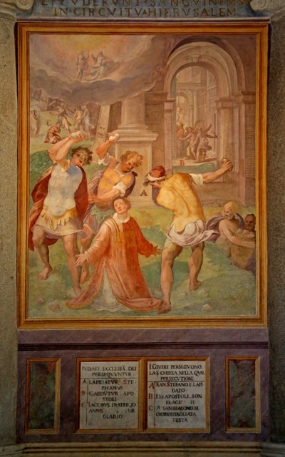 Aziz Stephen'ın Şehitliği by Cristoforo and Tempesta, Antonio Roncalli