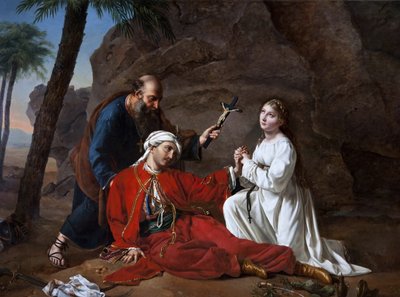 Malek-Adhel'in Ölümü, 1814. by Césarine Henriette Davin Mirvault