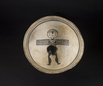 Boyalı Motifli Kase, c.1200-1300 (pigmentli seramik) by Culture Mimbres