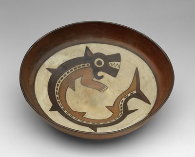 Katil Balina Tanrısı ile Kase by Culture Nazca