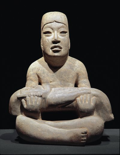 Çizgilerin Efendisi (bir çocuğun kurbanı) (heykel) by Culture Olmec
