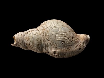 Oyma Kabuklu Kabuk by Culture Taino