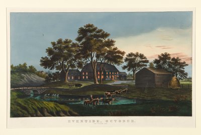 Eventide - Ekim/ The Village Inn by Currier and Ives