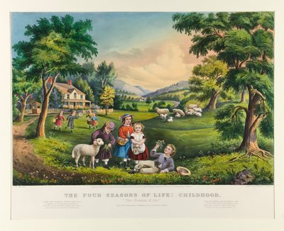 Hayatın Dört Mevsimi: Çocukluk by Currier and Ives