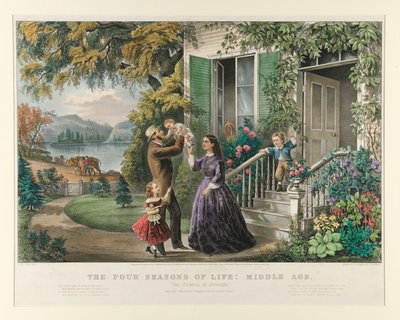 Hayatın Dört Mevsimi: Orta Çağ by Currier and Ives