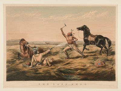 son atış by Currier and Ives