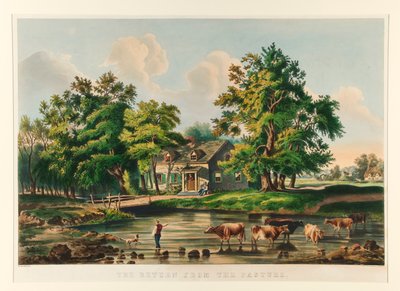 Çayırdan Dönüş by Currier and Ives