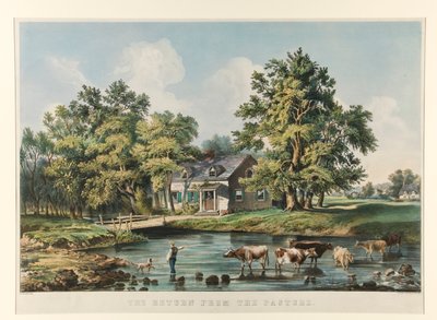 Çayırdan Dönüş by Currier and Ives